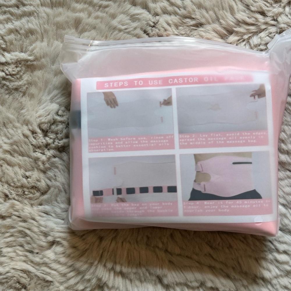 🆕 Premium Reusable Castor Oil Wrap Set - Picture 9 of 12